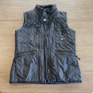 Nike Running Winter Zip Up Vest - Black
